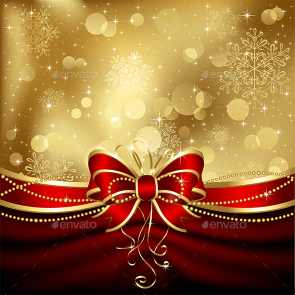 Elegant Christmas Bow by losw | GraphicRiver